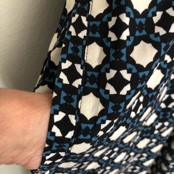 LOFT Sleeveless Geometric Print Dress - Picture 12 of 16